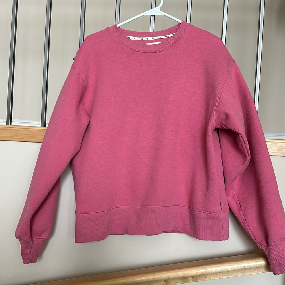 TNA Pink Boyfriend Oversized Sweatshirt